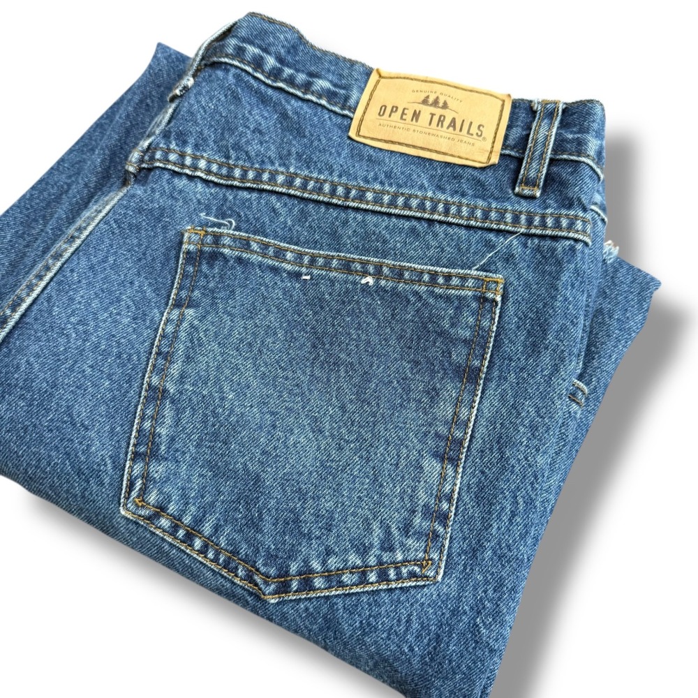 Open Trails Mens‎ Blue Denim Jeans Authentic Stonewashed Size 36x34(36x30)
